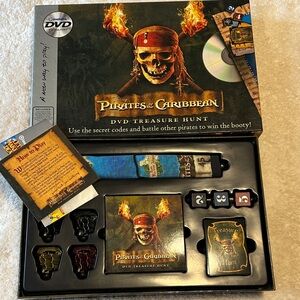 Disney Pirates of the Caribbean Board Game Set - Black, Gold, Blue